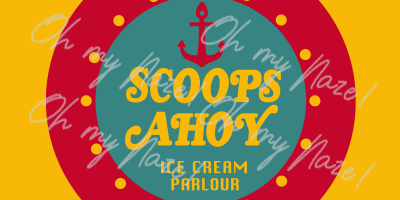 scoops ahoy stranger things earrings header graphic