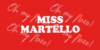 Miss Martello earrings header graphic