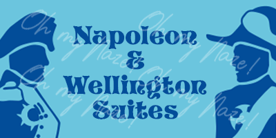 Napoleon and Wellington Suite earrings header graphic