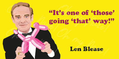 Uncle Lennie's Magic Show coaster header graphic