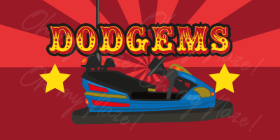 Walton Pier Dodgems graphic