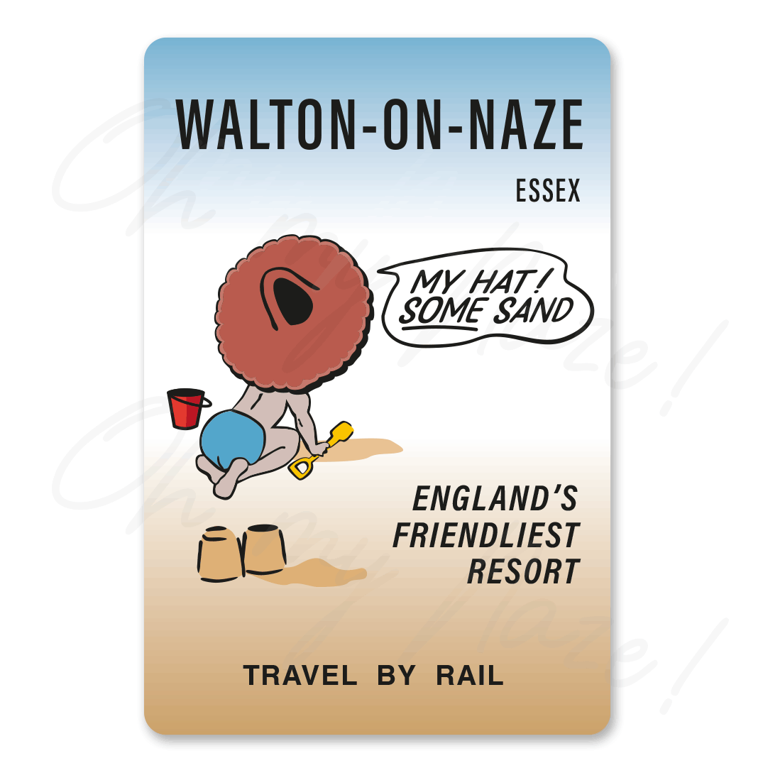 Walton high street sign - metal sign header graphic