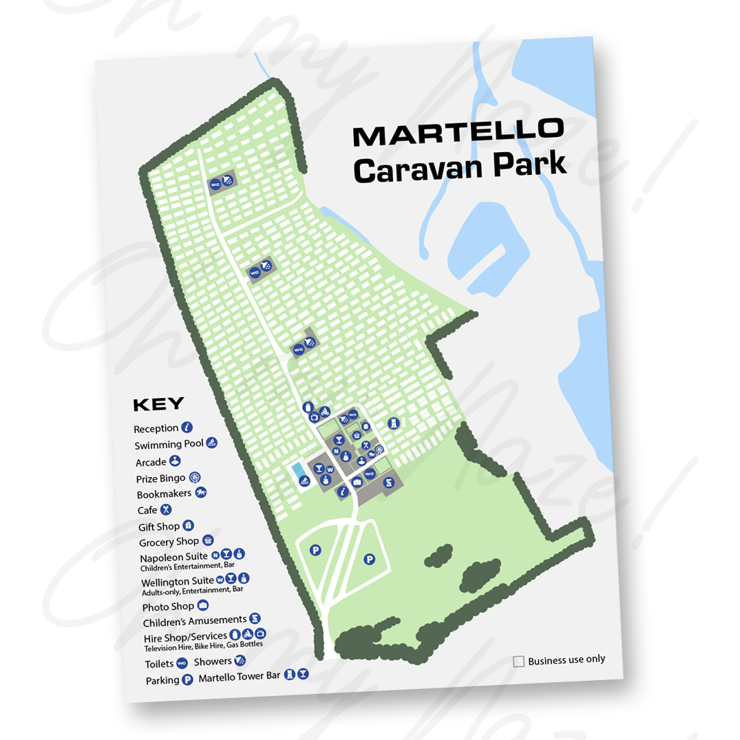 Site Map (pre mid-80s) art print