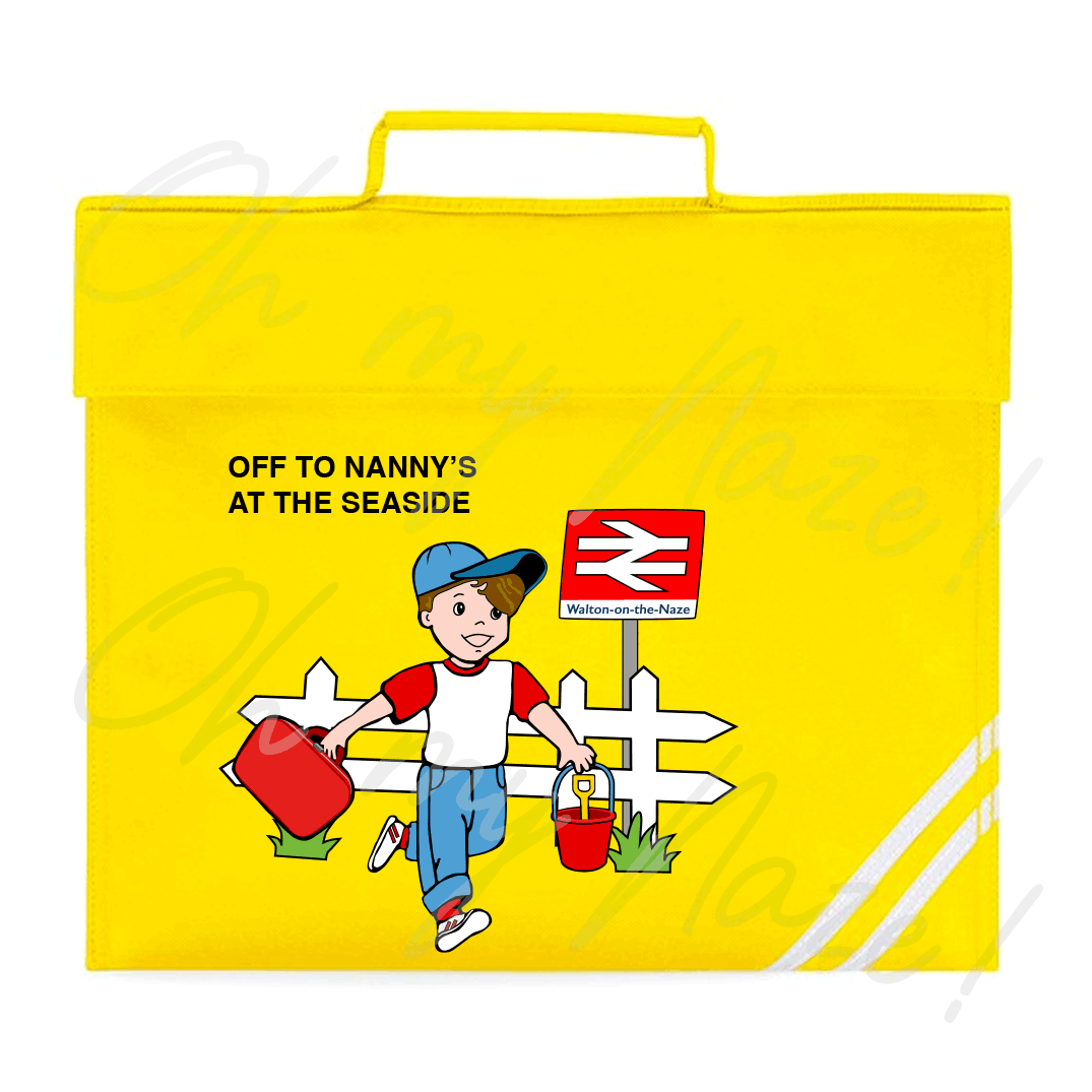 Retro Boy (Nanny's) book bag header graphic