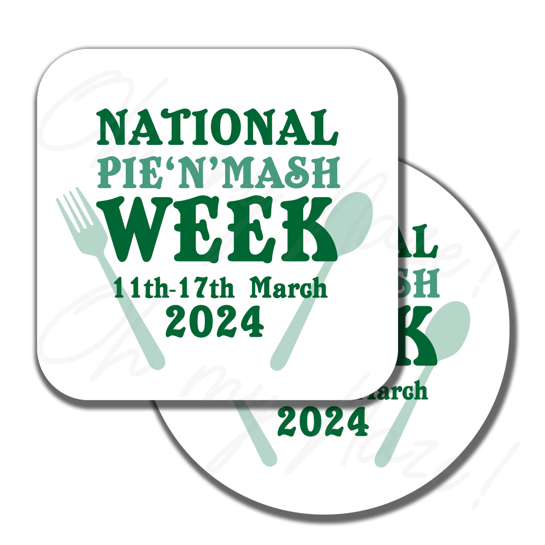 National Pie 'n' Mash Week 2025 bottle opener header graphic