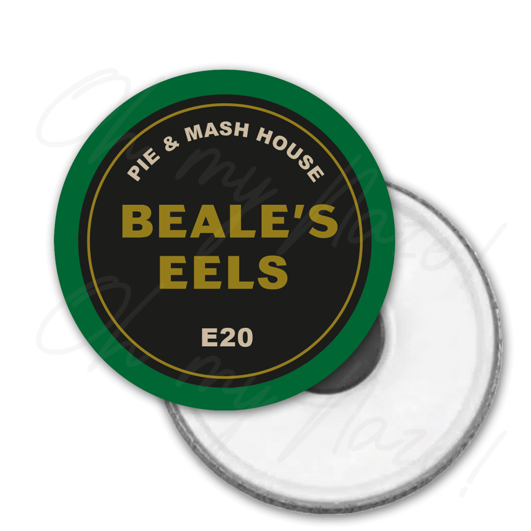 Beale's Eels badge - Eastenders-  header graphic