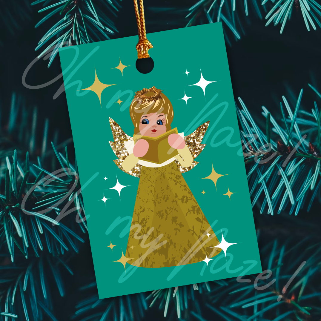 6 x Tinsella the Fairy gift tags header graphic