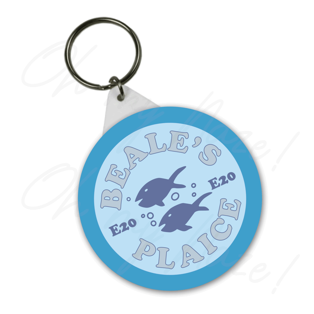 Beale's Plaice badge -Eastenders -header graphic