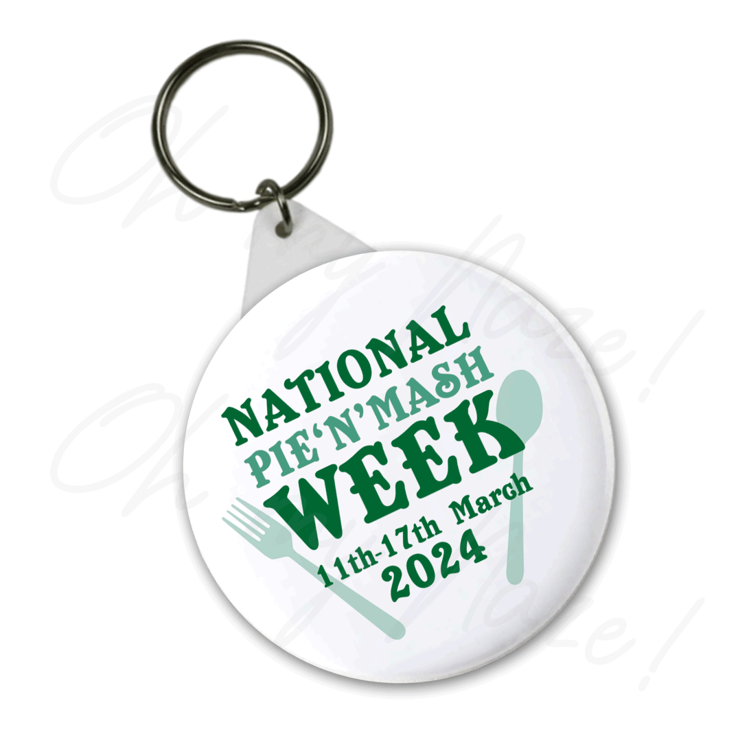 National Pie 'n' Mash Week 2025 bottle opener header graphic