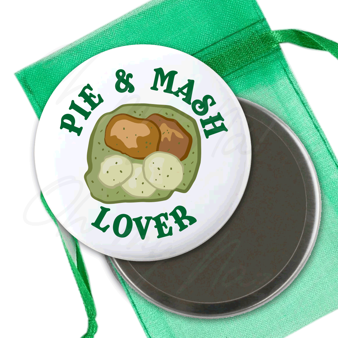 Pie 'n' Mash Lover badge header graphic