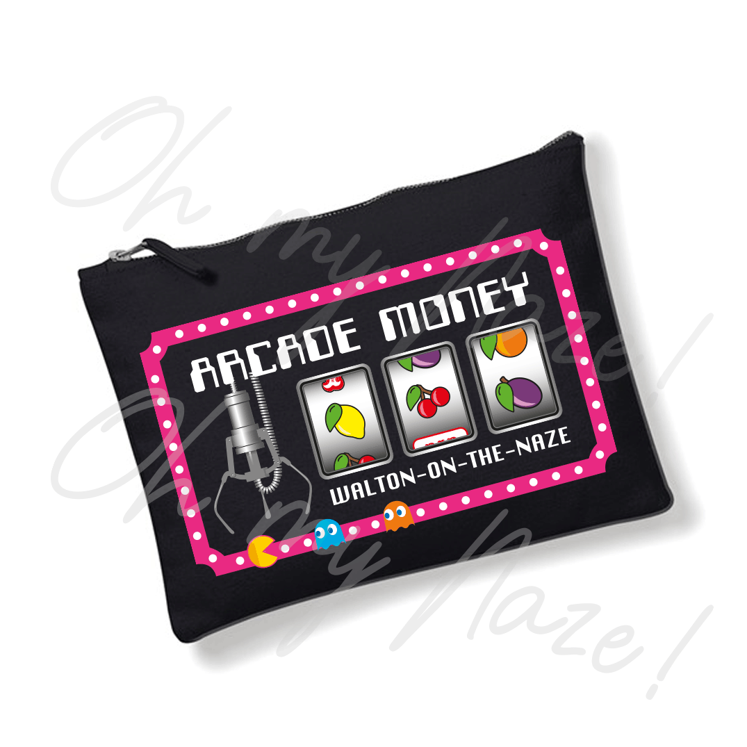 Arcade Money Coin Purses / Wallet header graphic