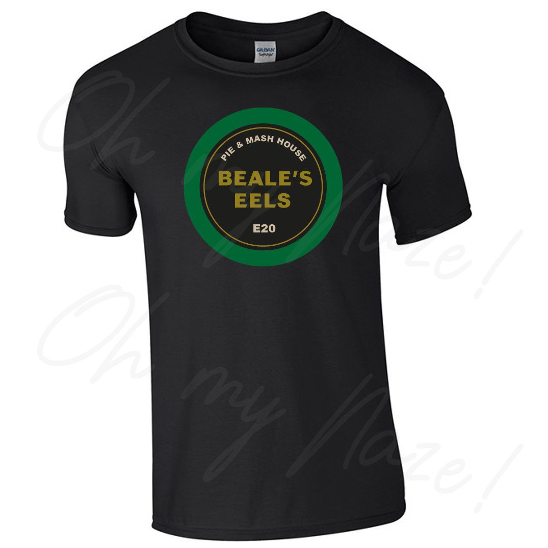 Beale's Eels E20 inspired T-shirt header graphic