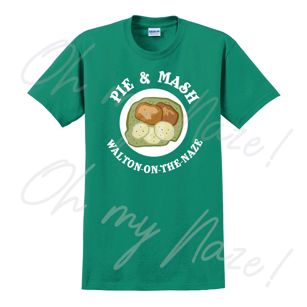 Pie 'n' Mash - Walton-on-the-Naze T-shirt header graphic