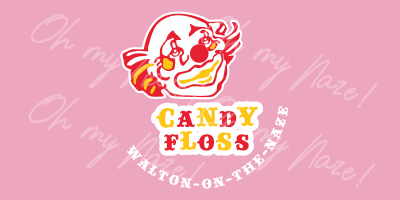 Candy floss earrings header graphic