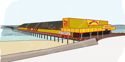 Walton Landmarks - Walton Pier art print header graphic